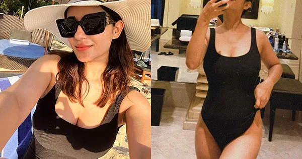 Ruhani Sharma in black swimsuit oozes oomph – see hot pics.