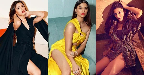 Saiee Manjrekar hot pics flaunting her sexy legs in high slit and short outfits – see now.