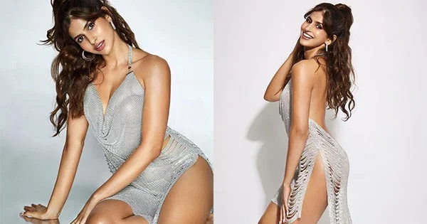 Sakshi Malik is too hot to handle in this high slit backless silver dress – see now.