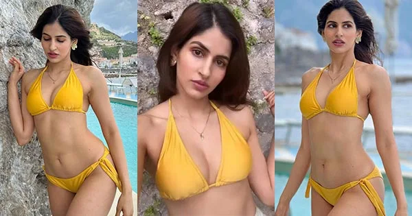 Sakshi Malik flaunts her fine sexy body in yellow bikini – see photos.