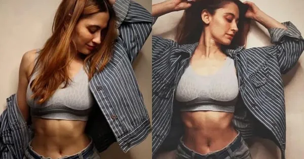 Sanjeeda Shaikh flaunts her sexy midriff and slim waist in these new hot photos.