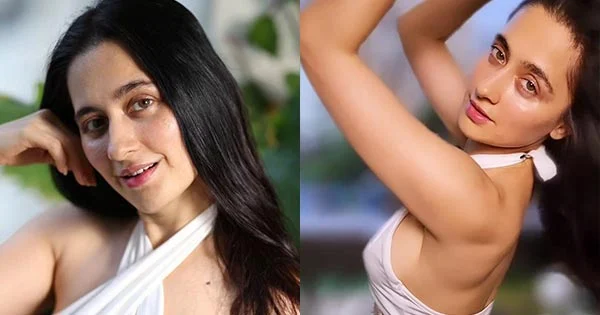 Sanjeeda Shaikh white oufit hot actress