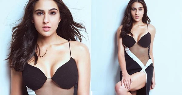 Sara Ali Khan’s sexy leg show in black outfit turned heads at an award show – see now.