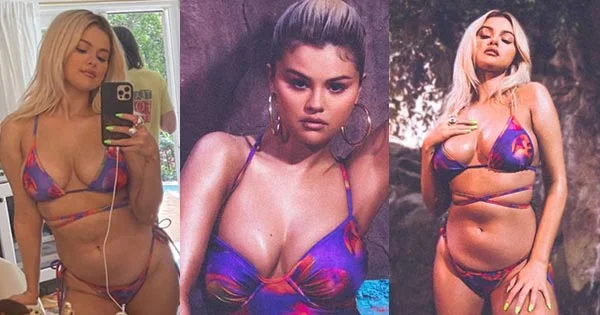 Selena Gomez flaunting her curvy sexy body in bikini & swimsuit – all hot photos.