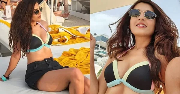 Shiny Doshi flaunting her sexy body in bikini – see these hot photos.