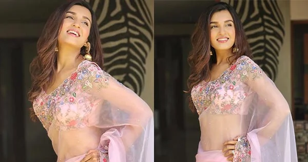 Pandya Store actress, Shiny Doshi, looks breathtaking in this sheer saree – see photos.