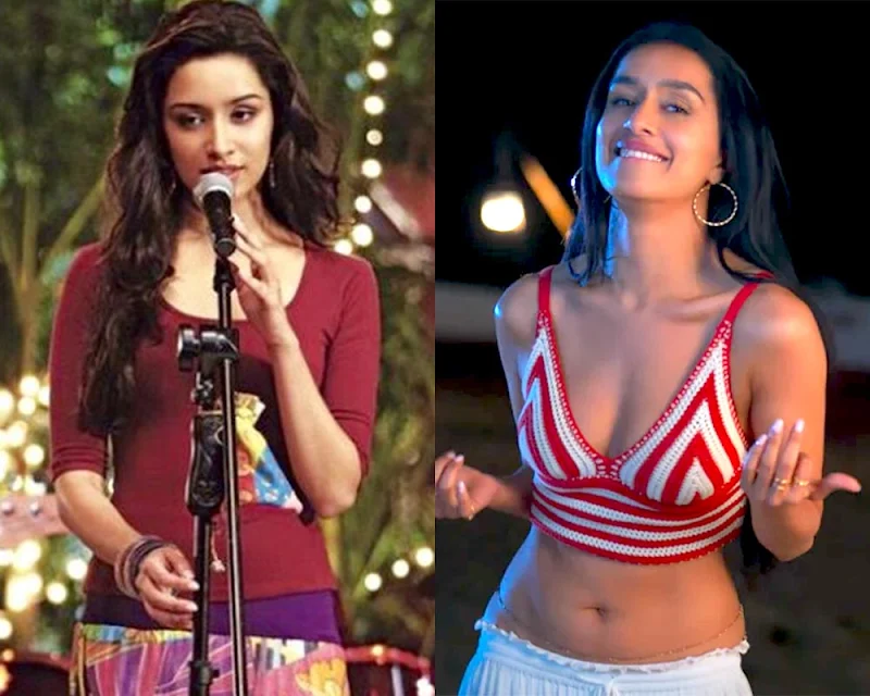 shraddha kapoor then now transformation