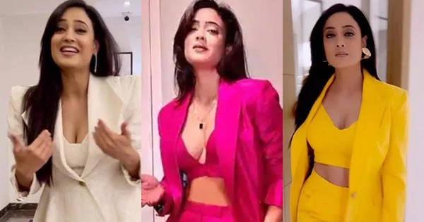 9 stylish hot looks of Shweta Tiwari in pantsuits flaunting ample cleavage and abs.