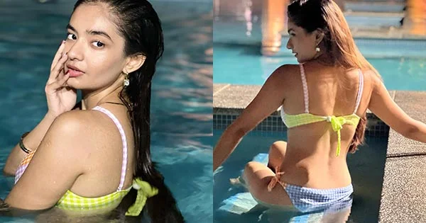 Anushka Sen in this two piece bikini sets social media on fire – see photos.