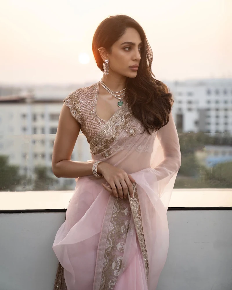 Sobhita Dhulipala sheer saree hot actress the night manager