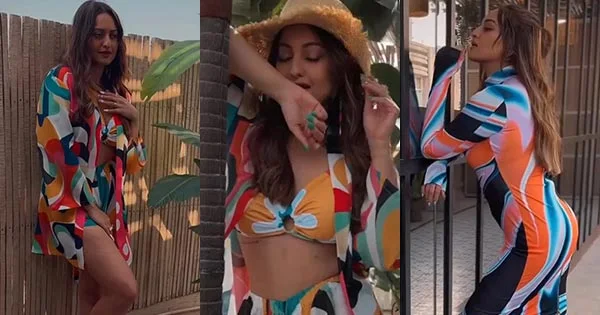 Sonakshi Sinha’s stylish hot photoshoot in tiny top and  body hugging dress – see video.