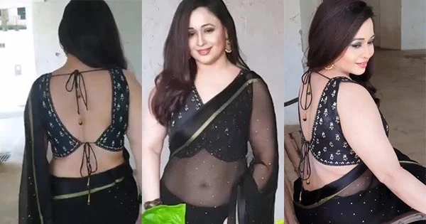 sonalika joshi backless saree navel madhvi bhabhi