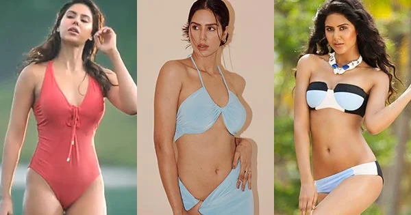 9 hot and bold photos of Sonam Bajwa flaunting her sexy body in bikini and swimsuits.