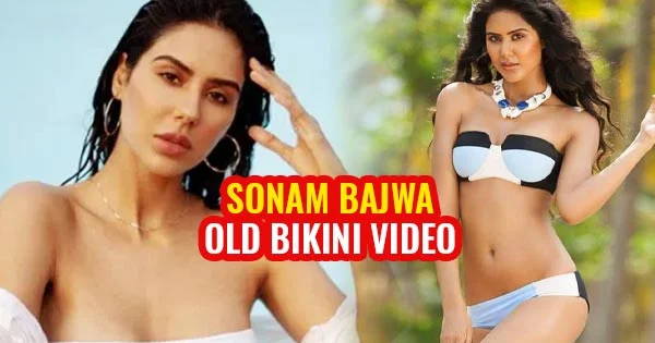 Sonam Bajwa in bikini – old rare hot video. Watch this Punjabi movie actress flaunt her sexy body.