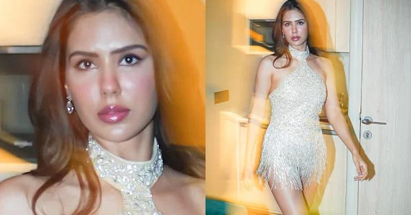 Soman Bajwa oozes hotness in this short shimmery dress flaunting her sexy legs – see now.