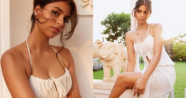 Shah Rukh Khan’s daughter, Suhana Khan, in thigh high slit white outfit looks ravishing hot – see photos.