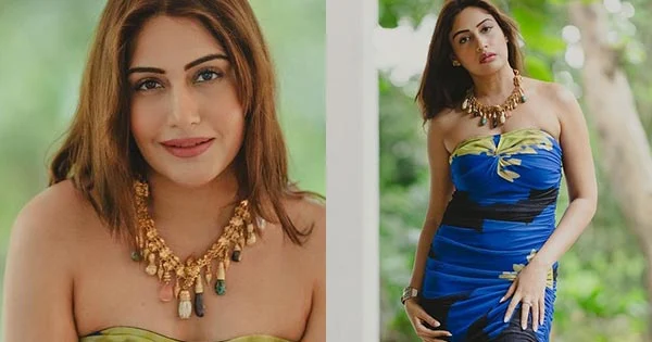 Surbhi Chandna in off shoulder blue dress raised the temperature – see pics.