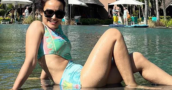 Surbhi Jyoti droppped more swimsuit pics from her vacay in Mauritius – see now.