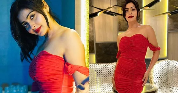 Keh Doon Tumhein actress, Yukti Kapoor, looks stunning in this red bodycon dress – see pics.