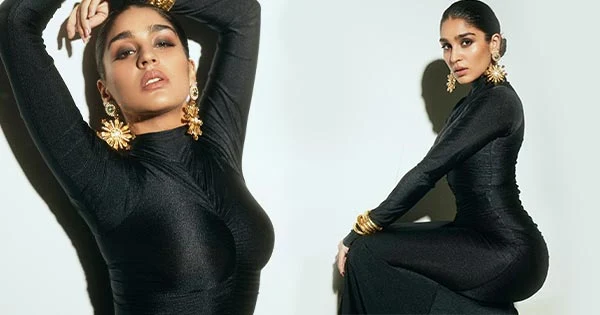 Yukti Thareja flaunted her fine toned figure in body hugging black outfit – see now.