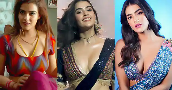 10 hot pics of Kavya Thapar in saree – Double iSmart and Ek Mini Katha actress.