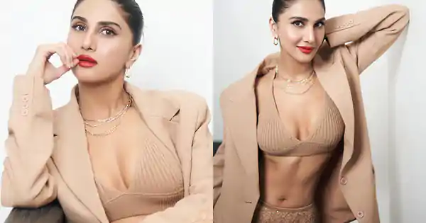 Vaani Kapoor in three piece attire looked too hot to handle.