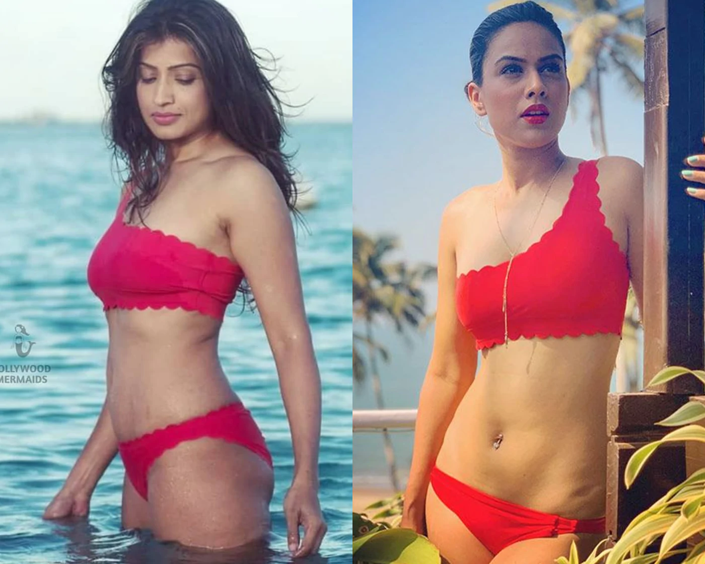 Alefia Kapadia VS Nia Sharma – Celebrities in same bikini – 36.