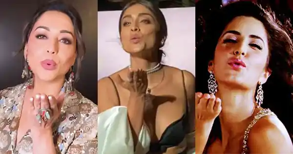 11 Bollywood actresses flying kiss GIFs.