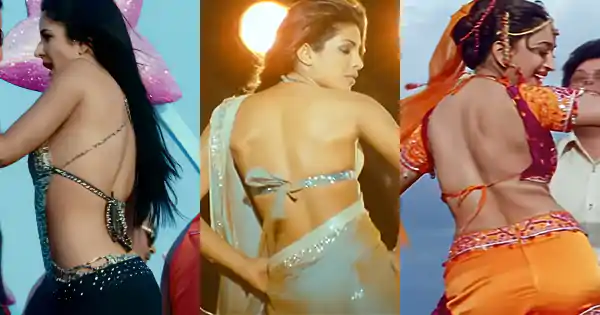 bollywood actress sexy back in song