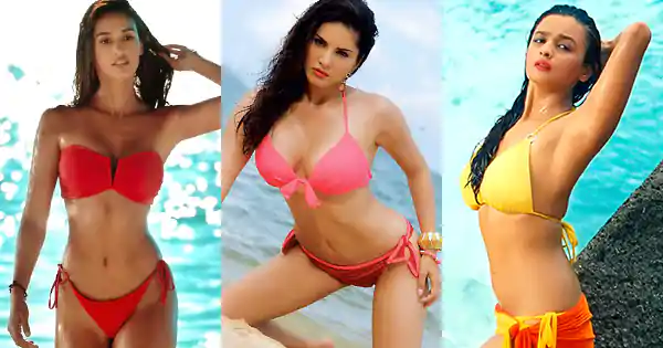 bollywood actress string bikini hot scene