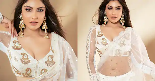 Ishita Raj in sheer white saree turns the heat up.