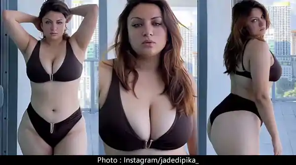 Miss Universe Nepal flaunted her fine curves in black bikini.