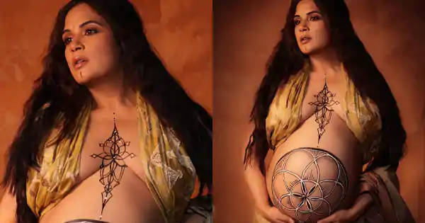 Fukrey’s Bholi Punjaban, Richa Chadha, flaunts her pregnant belly in this maternity photoshoot.