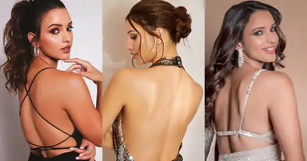 tripti dimri backless sexy back bad newz animal actress