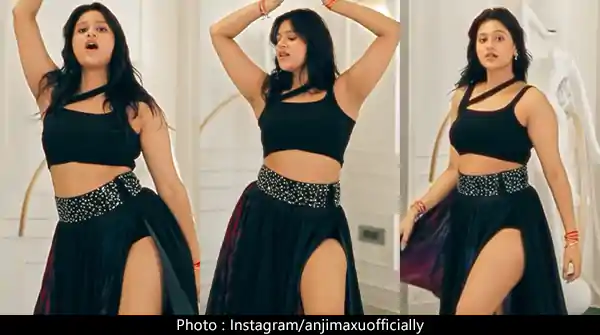 Anjali Arora in high slit skirt dancing to Tripti Dimri’s ‘Mere Mehboob’ – watch video.