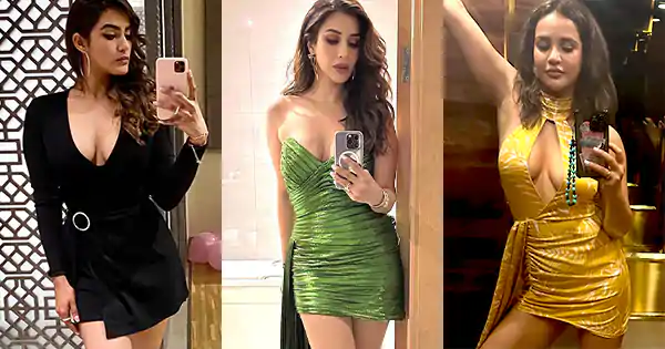 bollywood actress selfie short dress