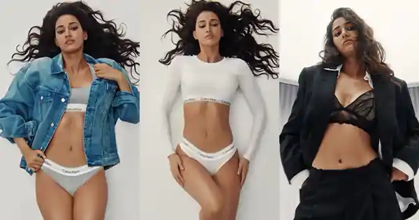 disha patani calvin klein underwear sexy body legs