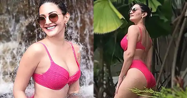 Amyra Dastur in pink bikini looked too hot to handle – see vacation pics.