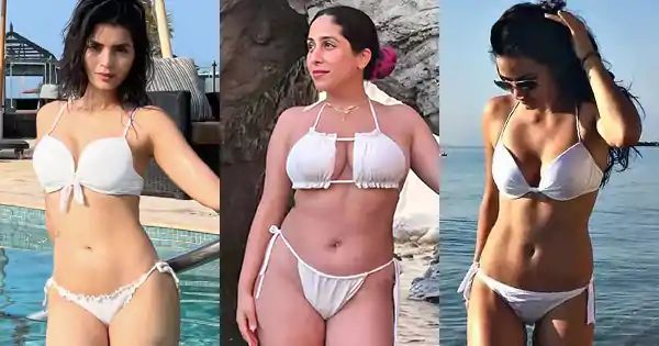 9 Bigg Boss contestants in white bikini looking too hot to handle.