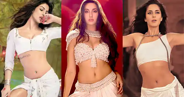 7 best sexy looks of Bollywood actresses in white outfits for songs.