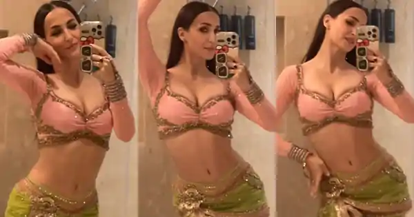 Elli Avrram flaunts her fine figure in this video selfie – clicked before her amazing performance.