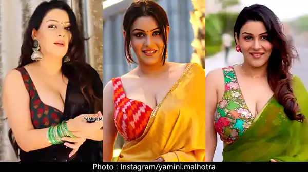 11 stylish hot looks of Yamini Malhotra in sarees – Bigg Boss 18 contestant.