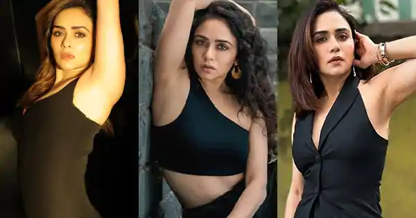 17 Amruta Khanvilkar hot pics in stylish outfits which raised the temperature.