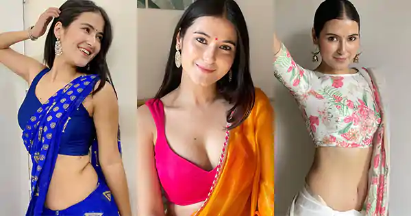 7 Binita Budathoki stunning looks in sarees – Party Till I Die actress.