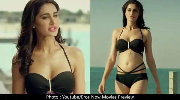 Nargis Fakhri hottest bikini scene – watch video.