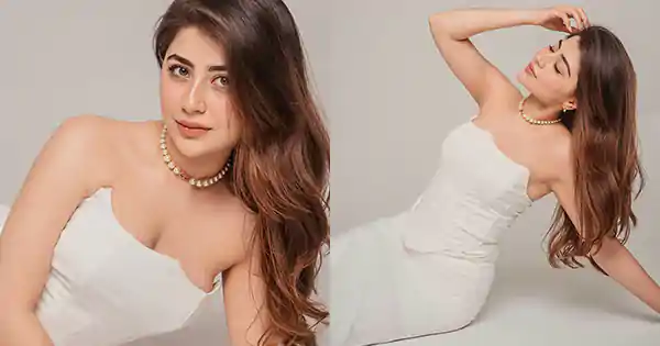 Aditi Bhatia in off shoulder white bodycon dress wowed fans.