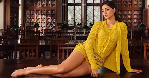 Ananya Panday flaunts her sexy legs in short yellow outfit as she posed for Grazia magazine cover.