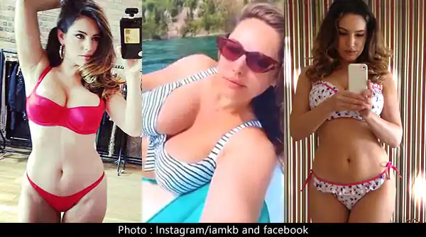 kelly brook bikini selfie cleavage busty hollywood actress