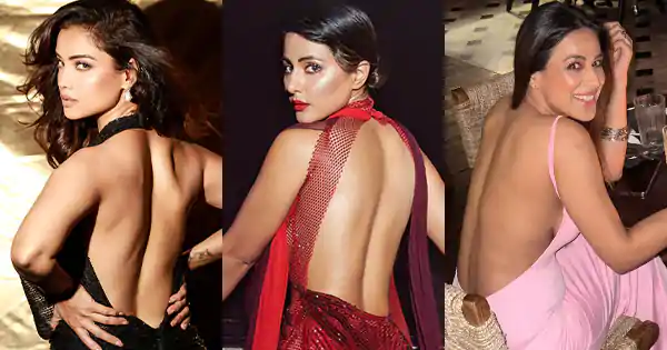 15 Naagin TV show actresses in backless dresses flaunting sexy back.