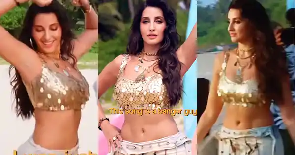 Nora Fatehi is too hot to handle in Aaye Haaye music video – behind the scenes.